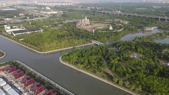 上海花海郊野公园4K航拍