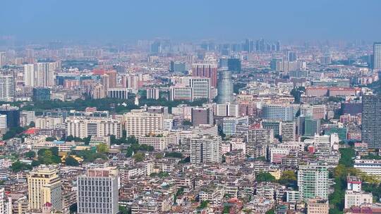 广州越秀区航拍城市高楼大厦摩天大楼城市建