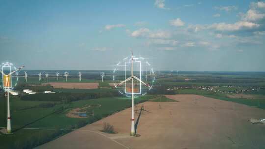 风力发电能源信息图