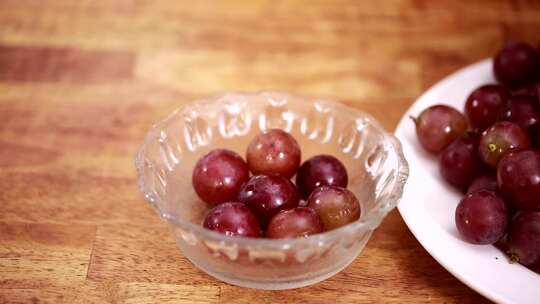 洗水果清洗葡萄红提子