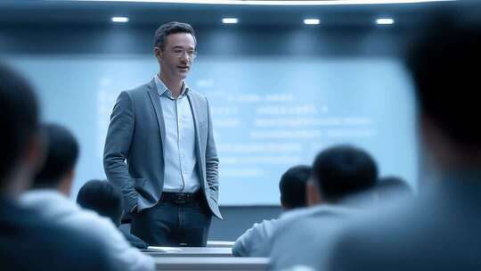 专家学者讲座授课于课堂之上