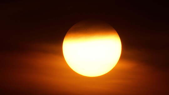 超大太阳升起日出黎明朝阳视频素材模板下载