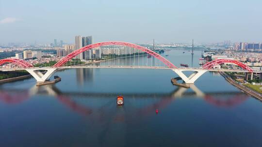 广州番禺新光大桥视频素材模板下载