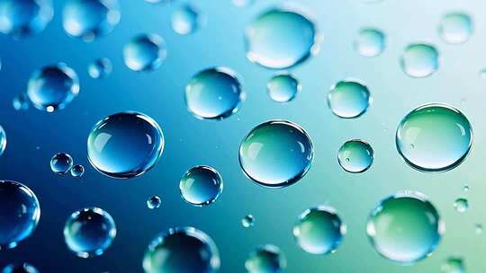 微距水滴特写素材