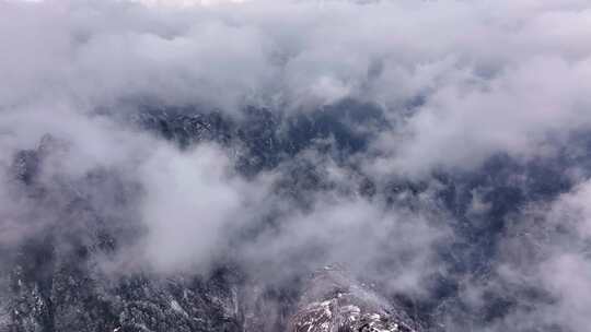 安徽黄山雪景