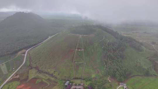 腾冲火山地热国家地质公园航拍