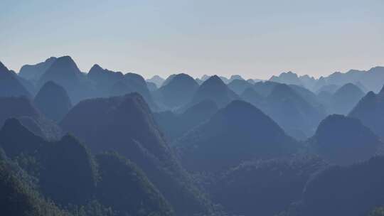 贵州喀斯特地貌 大山 山水