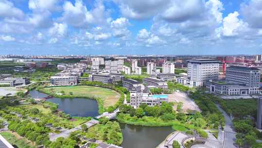 航拍临港大学城 临港新片区 上海海洋大学