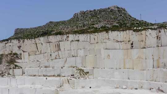 大理石，采石场，建筑，岩石