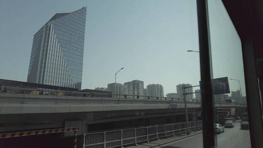 北京建外SOHO大楼意境4K实拍