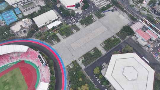 广州中轴体育中心视频素材模板下载