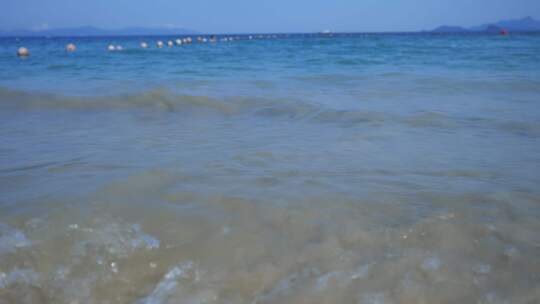 海滩沙滩海边大梅沙海浪深圳海滨3340