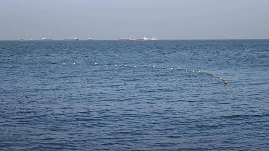 大海海水海平面波纹波浪自然风光