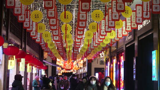 夜市广告牌