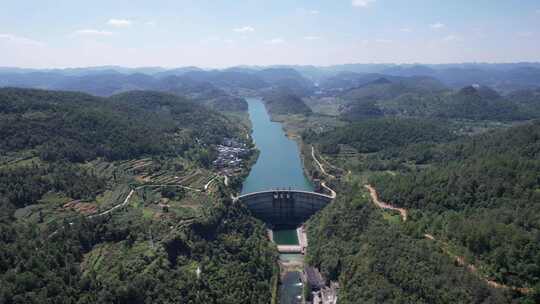 祖国大好河山青山绿水凤凰长潭岗风景区