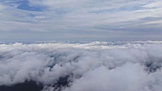 飞机视角云海