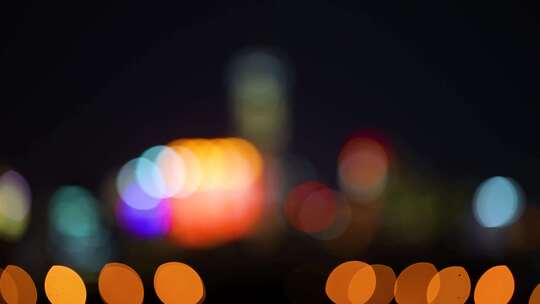 北京夜晚 城市霓虹