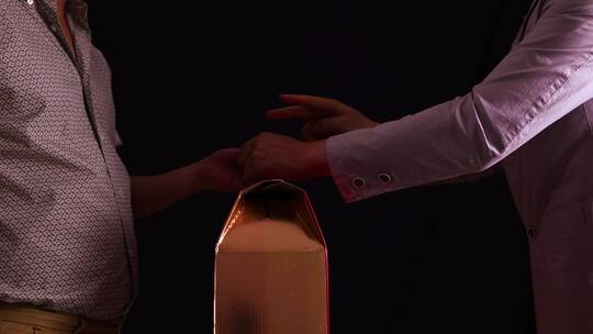 4K 行贿受贿送礼反腐视频素材