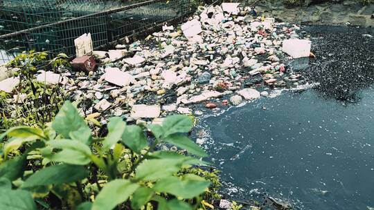 河道垃圾污染