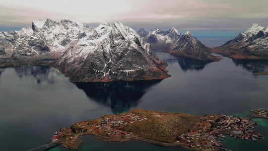 挪威罗弗敦群岛惊险的空中之旅