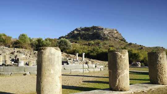 土耳其达利安的考诺斯古希腊遗址