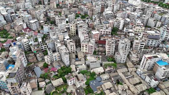 城市居民房屋建筑航拍