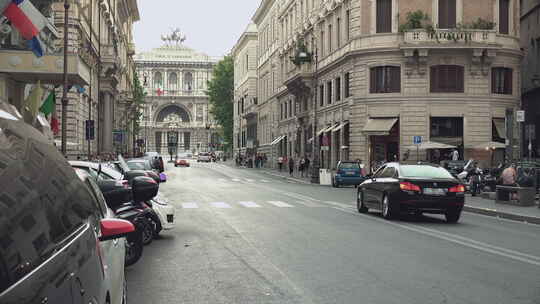 罗马街道景观