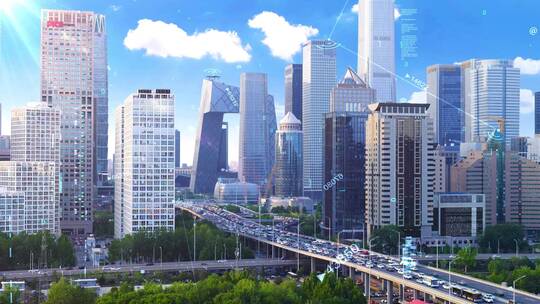 北京科技网络城市特效