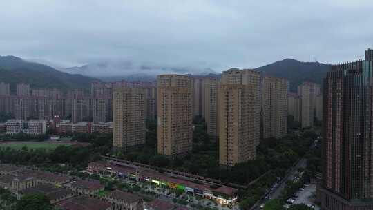 福建连江县潘渡镇的雨后景色