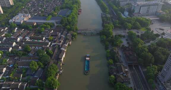 杭州拱墅区大运河拱宸桥历史街区