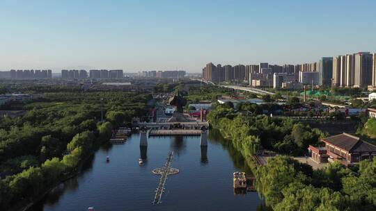 4K西安城市航拍视频素材视频素材模板下载