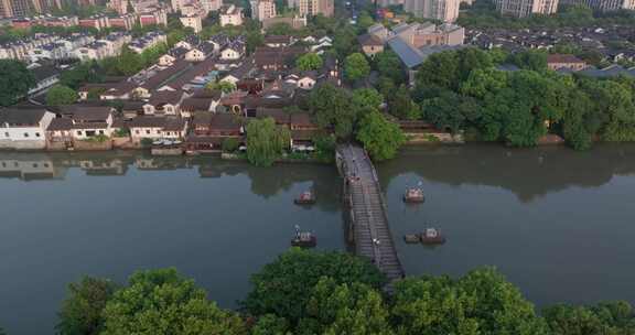 杭州拱墅区京杭大运河拱宸桥桥西历史街区