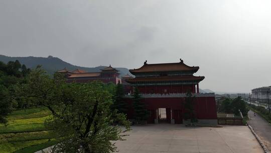 洛阳宫殿灵山寺宣传片建筑航拍