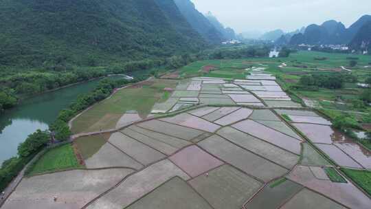 广西桂林遇龙河风景区风光