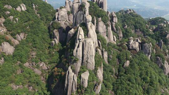 航拍福建宁德太姥山