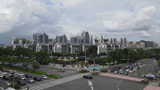 城市住宅区航拍