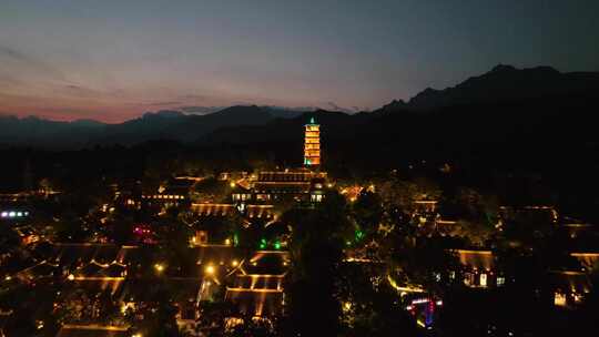 王屋山夜景