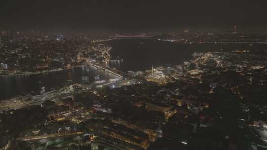 土耳其航拍夜景