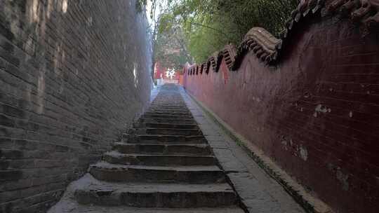 山西国宝文物万固寺无梁殿多宝佛塔