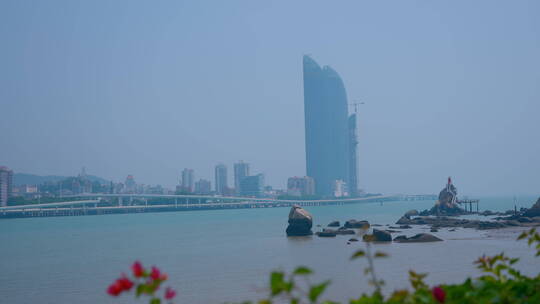 厦门 鼓浪屿 海滩边