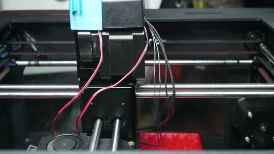 3D打印机工作特写