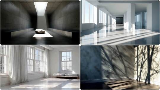 时光流逝 光影延时 创意光影 建筑光影