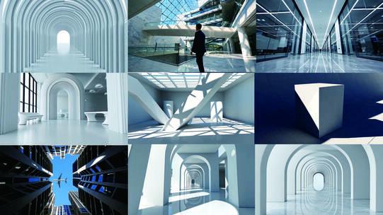 商务-高端商务概念城市光影