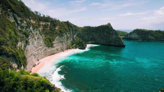 度假， Nusa Penida，岛屿，海