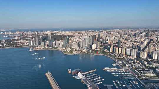 青岛浮山湾城市全景