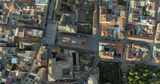 西班牙圣克莱门特市中心城市形态的鸟瞰图。高清在线视频素材下载