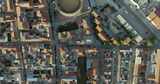 西班牙圣克莱门特市中心城市形态的鸟瞰图。高清在线视频素材下载
