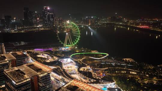 深圳欢乐港湾摩天轮夜景