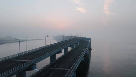 大连星海湾大桥视频素材模板下载