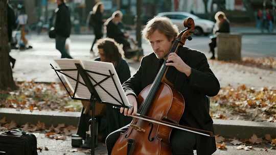 大提琴演奏古典音乐艺术视频